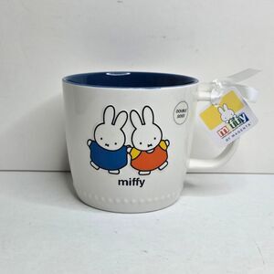 Miffy Double Sided White Blue Mug By Magenta Bunnies Coffee Cup - NEW